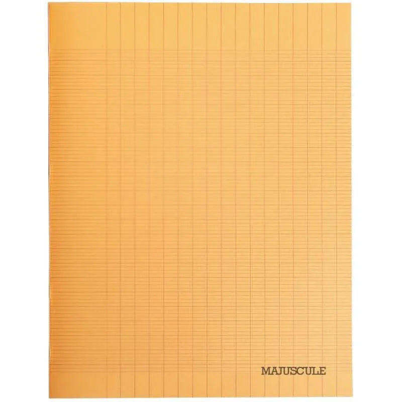 Cahier 24x32, 96 pages, séyès, 90 gr, polypro orange - Ma Rentrée Facile