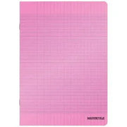 Cahier 24x32, 96 pages, séyès, 90 gr, polypro rose - Ma Rentrée Facile