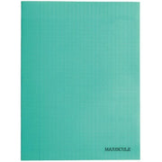Cahier 24x32, 96 pages, séyès, 90 gr, polypro vert - Ma Rentrée Facile