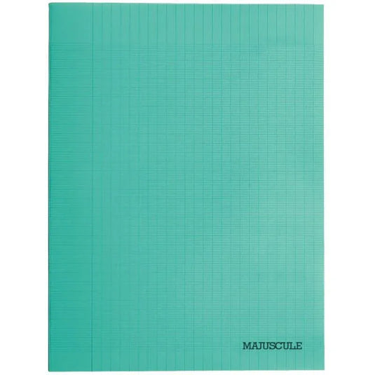 Cahier 24x32, 96 pages, séyès, 90 gr, polypro vert - Ma Rentrée Facile