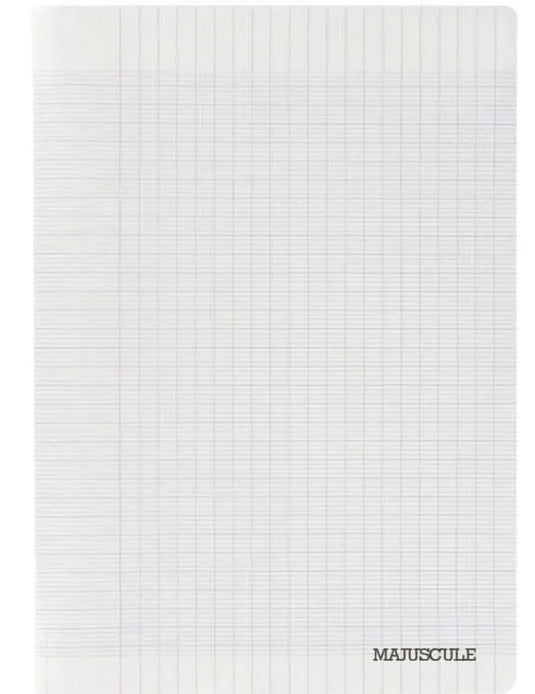 Cahier 17x22, 96 pages, séyès, 90 gr, polypro incolore - Ma Rentrée Facile