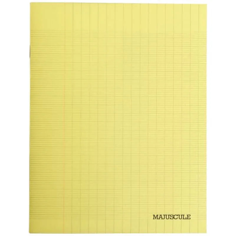 Cahier 17x22, 96 pages, séyès, 90 gr, polypro jaune - Ma Rentrée Facile