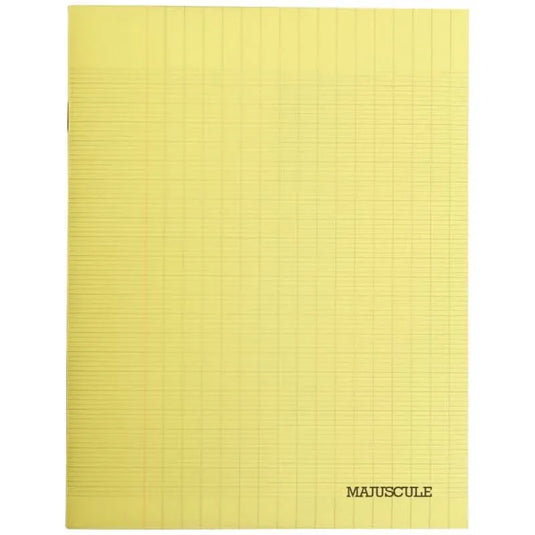 Cahier 17x22, 96 pages, séyès, 90 gr, polypro jaune - Ma Rentrée Facile