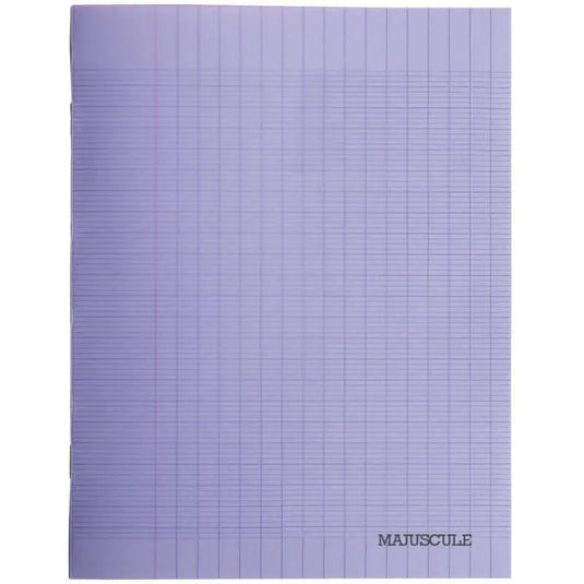 Cahier 17x22, 96 pages, séyès, 90 gr, polypro violet - Ma Rentrée Facile