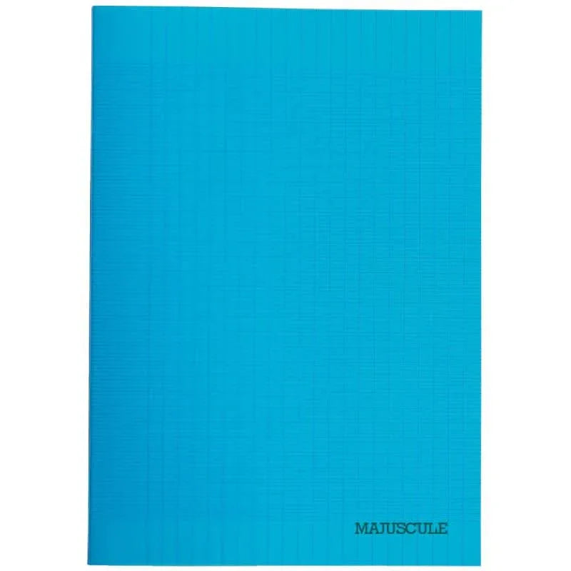 Cahier 21x29,7, 96 pages, séyès, 90 gr, polypro bleu - Ma Rentrée Facile