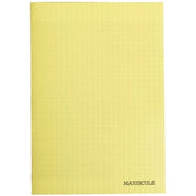 Cahier 21x29,7, 96 pages, séyès, 90 gr, polypro jaune - Ma Rentrée Facile