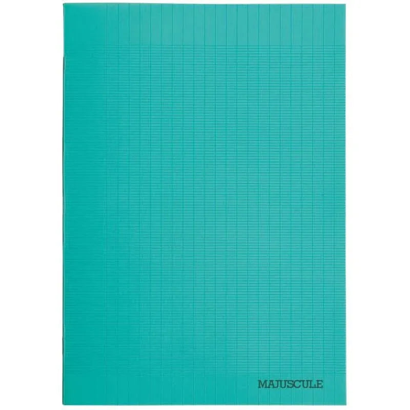 Cahier 21x29,7, 96 pages, séyès, 90 gr, polypro vert - Ma Rentrée Facile