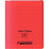 Cahier 17x22, 96 pages,seyès, couverture polypro avec 2 rabats rouge, Conquérant - Ma Rentrée Facile