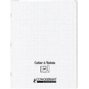 Cahier 24x32, 96 pages, couverture polypro, quadrillé 5x5, incolore - Ma Rentrée Facile