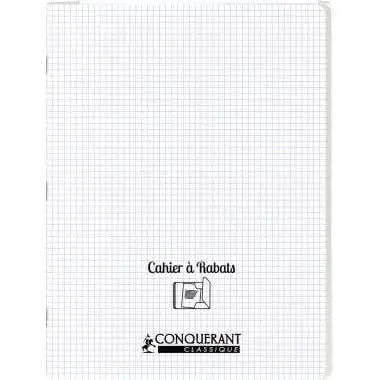 Cahier 24x32, 96 pages, couverture polypro, quadrillé 5x5, incolore - Ma Rentrée Facile