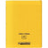 Cahier 24x32, 96 pages,seyès, couverture polypro avec 2 rabats jaune, Conquérant - Ma Rentrée Facile