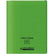 Cahier 24x32, 96 pages,seyès, couverture polypro avec 2 rabats vert, Conquérant - Ma Rentrée Facile