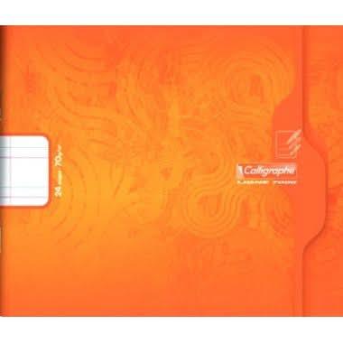 Cahier d'écriture à l'italienne 17x14,7, 24 pages, Double Ligne 5 mm, 70g, Calligraphe - Ma Rentrée Facile