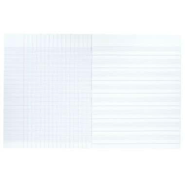 Cahier musique et chant 17x22 cm. 48 pages (24 pages seyes, 24 pages portées) 70g, coloris aléatoires, Calligraphe - Ma Rentrée Facile