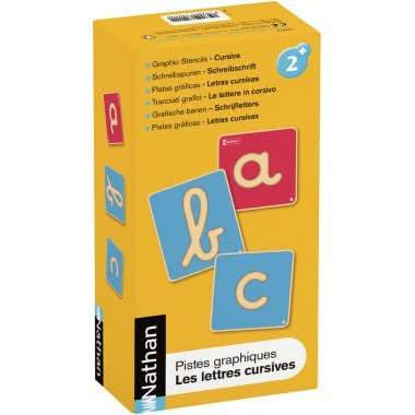 Piste graphique lettres cursives Nathan - Ma Rentrée Facile