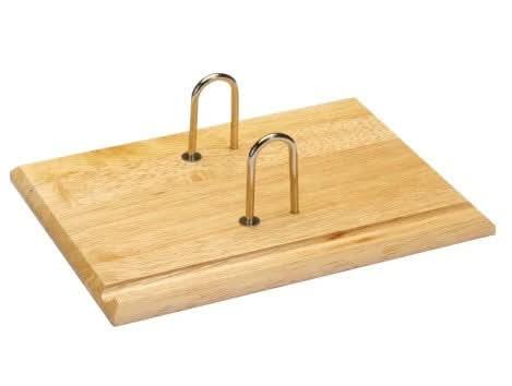 Planchette bois vernis pour bloc éphéméride - Ma Rentrée Facile