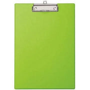 Plaque porte bloc plastique, A4+ avec pince, vert - Ma Rentrée Facile