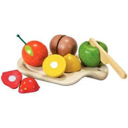 Plateau de 5 gros fruits en bois PLAN TOYS - Ma Rentrée Facile