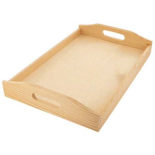 Plateau en bois avec 2 poignées - Ma Rentrée Facile