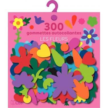 Pochette 300 gommettes fleurs - Ma Rentrée Facile