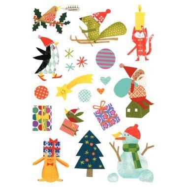 Pochette 350 maxi gommette baby noel - Ma Rentrée Facile