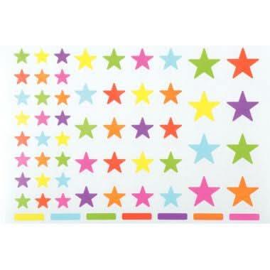 Pochette 624 gommettes étoiles couleur peps - Ma Rentrée Facile