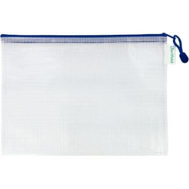 Pochette à zip A4 paysage bleu - Ma Rentrée Facile