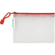 Pochette à zip A6 paysage rouge - Ma Rentrée Facile