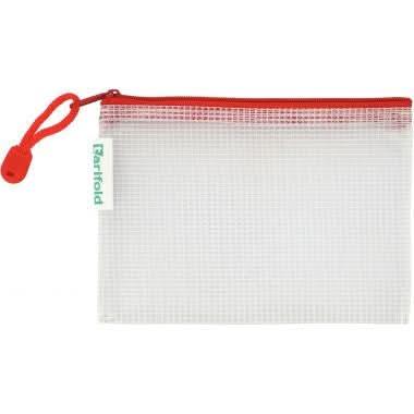 Pochette à zip A6 paysage rouge - Ma Rentrée Facile