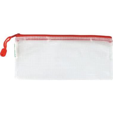 Pochette à zip chéquier paysage rouge - Ma Rentrée Facile