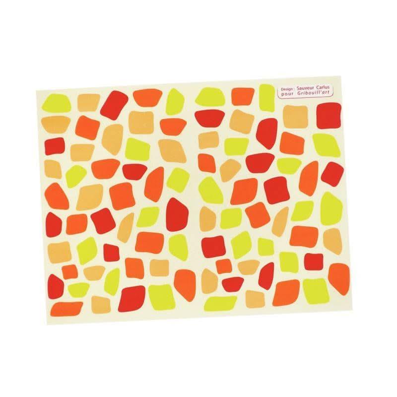 Pochette de 1 056 gommettes mosaïques assorties - Ma Rentrée Facile