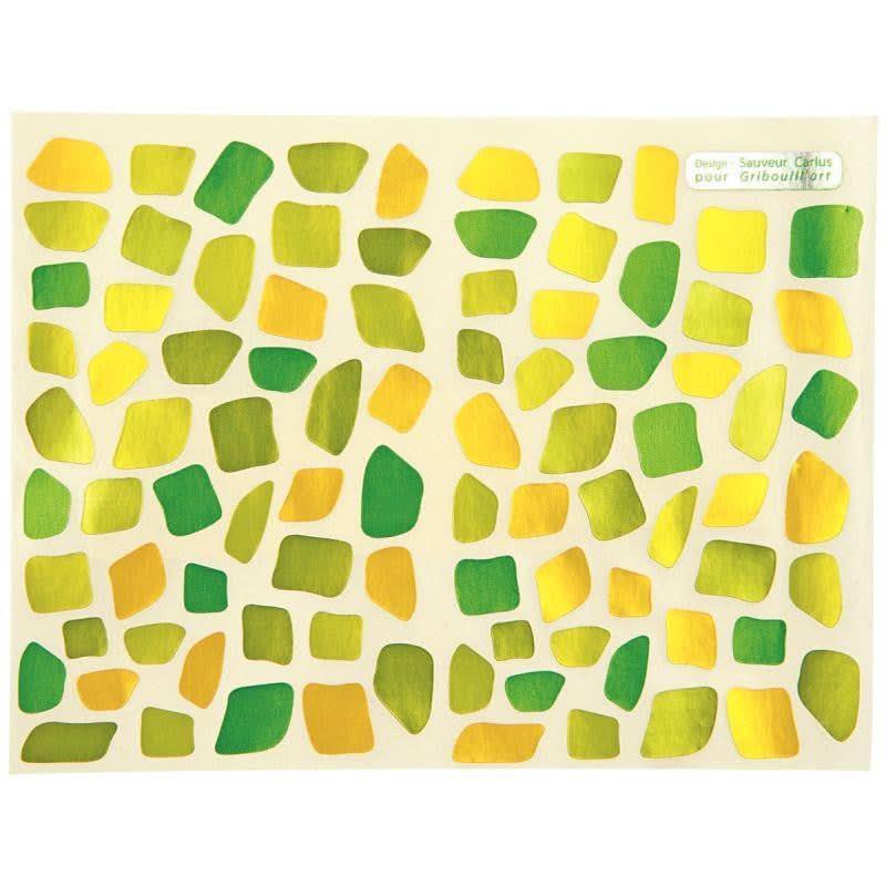 Pochette de 1 056 gommettes mosaïques métallisées assorties - Ma Rentrée Facile