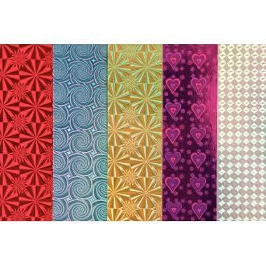 Pochette de 10 feuilles carton holographique assorties, 35x50cm, 195g - Ma Rentrée Facile