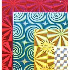 Pochette de 10 feuilles carton holographique assorties, 35x50cm, 195g - Ma Rentrée Facile