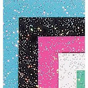 Pochette de 10 feuilles de papier pailleté 23x33 cm, 70g, 10 assortis - Ma Rentrée Facile