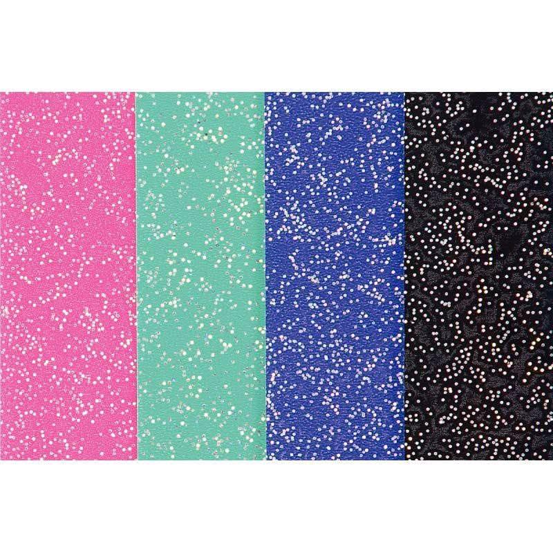 Pochette de 10 feuilles de papier pailleté 23x33 cm, 70g, 10 assortis - Ma Rentrée Facile