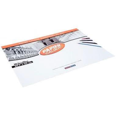 Pochette de 10 feuilles papier calque uni, 90 g 29,7x42 cm, EXCELLENCE - Ma Rentrée Facile
