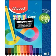 Pochette de 12 crayons de couleur School'Peps Infinity - Ma Rentrée Facile