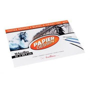 Pochette de 12 feuilles de papier dessin blanc 180g format 21x29,7 cm EXCELLENCE - Ma Rentrée Facile