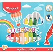 Pochette de 12 feutres School'Peps Maxi - Ma Rentrée Facile