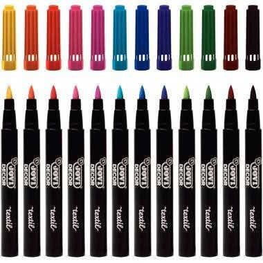 Pochette de 12 feutres textile JOVI - Ma Rentrée Facile