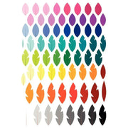 Pochette de 1320 gommettes adhésives repositionnables plumes assorties - Ma Rentrée Facile