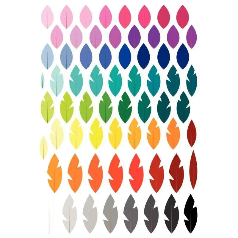 Pochette de 1320 gommettes adhésives repositionnables plumes assorties - Ma Rentrée Facile