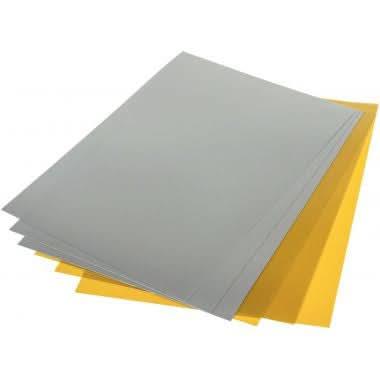 Pochette de 14 feuilles de plastique fou or et argent - Ma Rentrée Facile