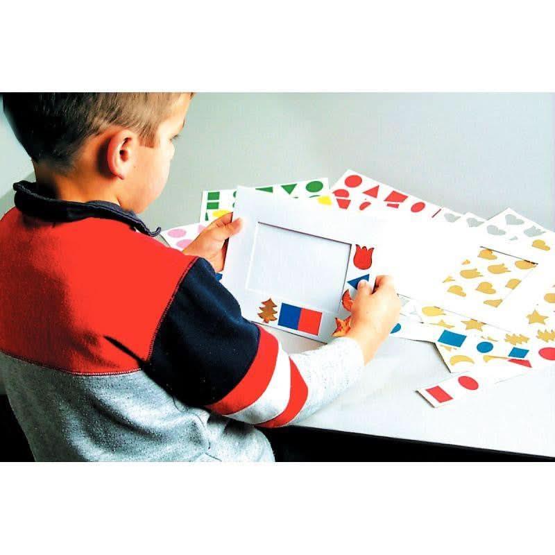 Pochette de 1440 maxi gommettes formes géométriques assorties - Ma Rentrée Facile