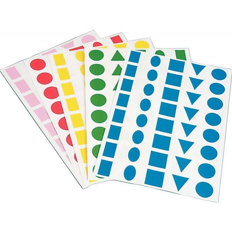 Pochette de 1440 maxi gommettes formes géométriques assorties - Ma Rentrée Facile