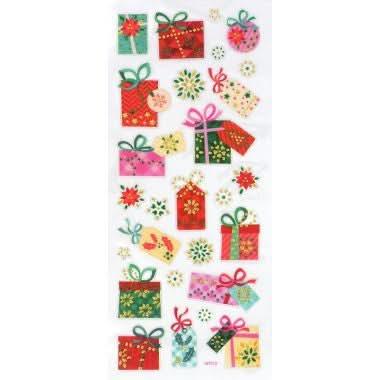 Pochette de 153 stickers avec strass pailletés thème Noël - Ma Rentrée Facile