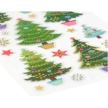 Pochette de 153 stickers avec strass pailletés thème Noël - Ma Rentrée Facile