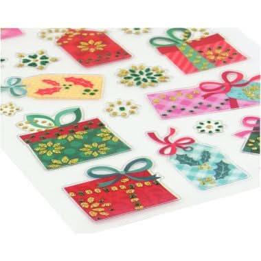 Pochette de 153 stickers avec strass pailletés thème Noël - Ma Rentrée Facile