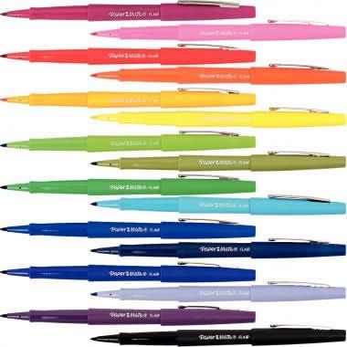 Pochette de 16 feutres nylon Flair assortis - Ma Rentrée Facile